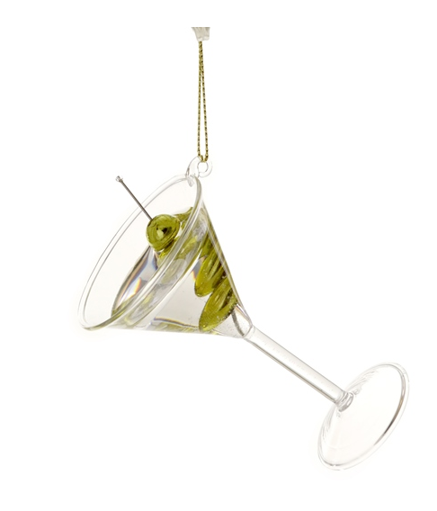 CFC Holiday Martini Ornament -  - Christmas - Feliz Modern
