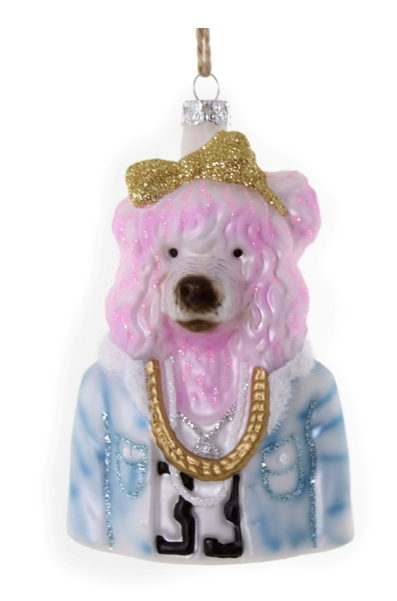 CFC* Pink Poodle Ornament -  - Christmas - Feliz Modern