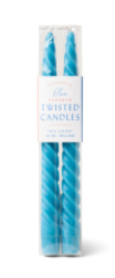PDW* Twisted Taper 10" Blue Boxed Candles (in-store or curbside only due to wax melting in shipment) -  - Candles - Feliz Modern