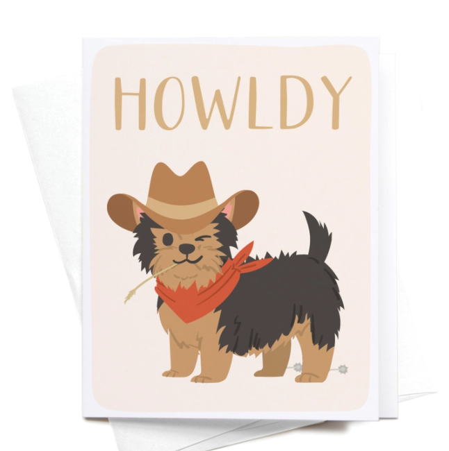 ONKS* Howldy Card -  - Cards - Feliz Modern