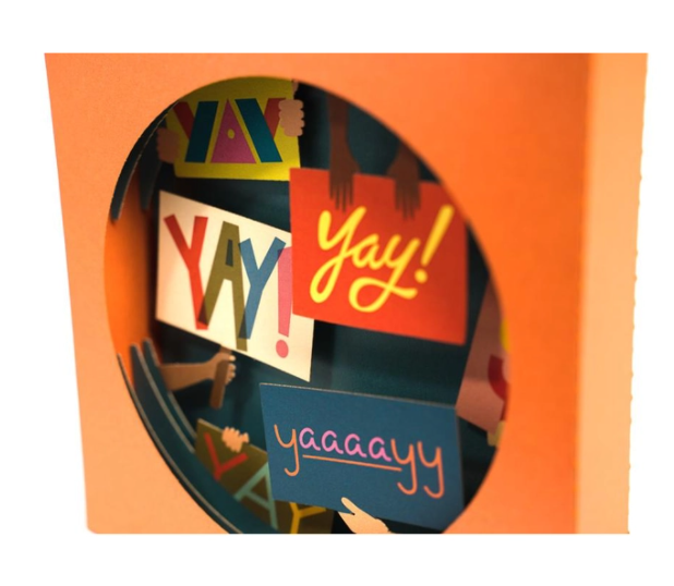 MAS* Yay! Pop Up Card -  - Cards - Feliz Modern