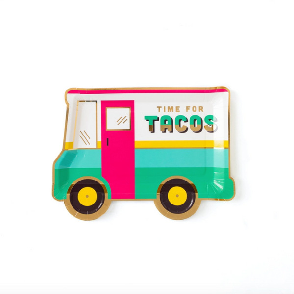 MMEY* Taco Truck Shaped Plate -  - Party Supplies - Feliz Modern