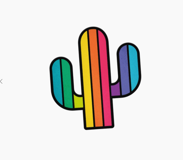 RBKO Retro Cactus Sticker -  - Stickers - Feliz Modern