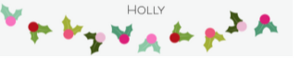 KAC* Holly Garland -  - Christmas - Feliz Modern
