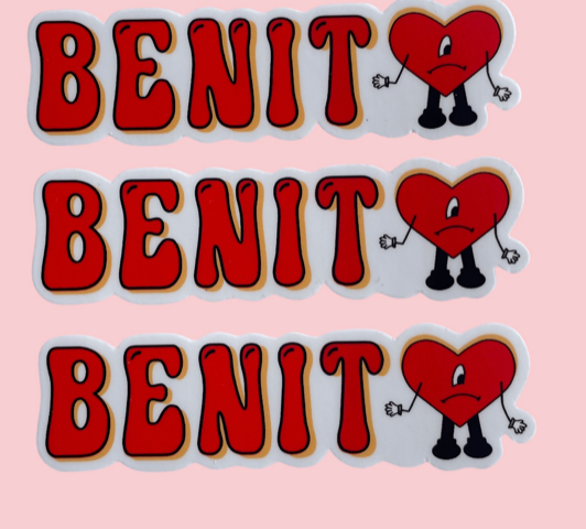 BOBL Benito Heart Sticker -  - Stickers - Feliz Modern