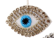 CFC Jeweled Eye Ornament - Gold - Christmas - Feliz Modern