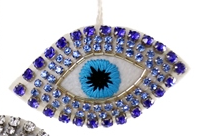 CFC Jeweled Eye Ornament - Blue - Christmas - Feliz Modern