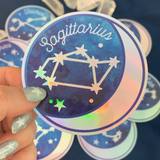 WFLW* Holographic Zodiac Sticker - Sagittarius - Stickers - Feliz Modern