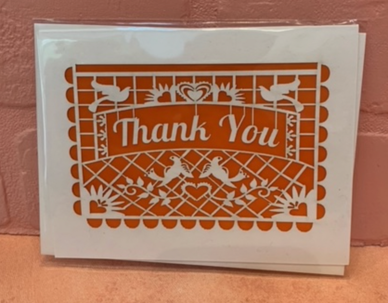 TWH Thank You Papel Picado Card -  - Cards - Feliz Modern