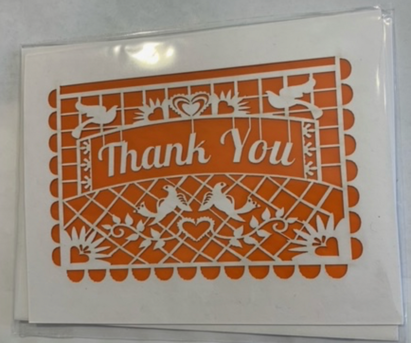 TWH Thank You Papel Picado Card -  - Cards - Feliz Modern