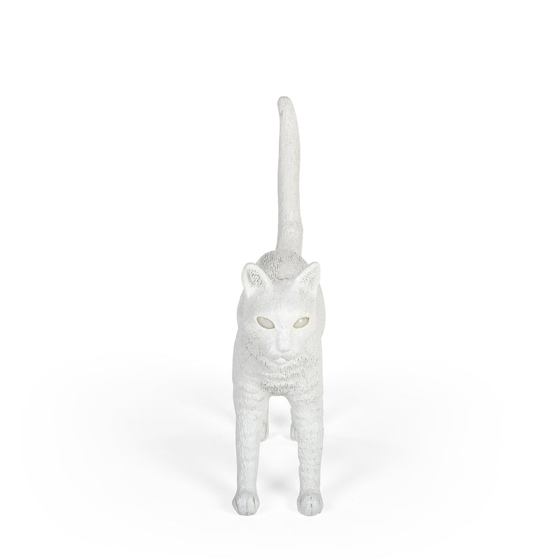SLTI* Felix Cat Lamp in White (curbside only, no shipping) -  - Lighting - Feliz Modern