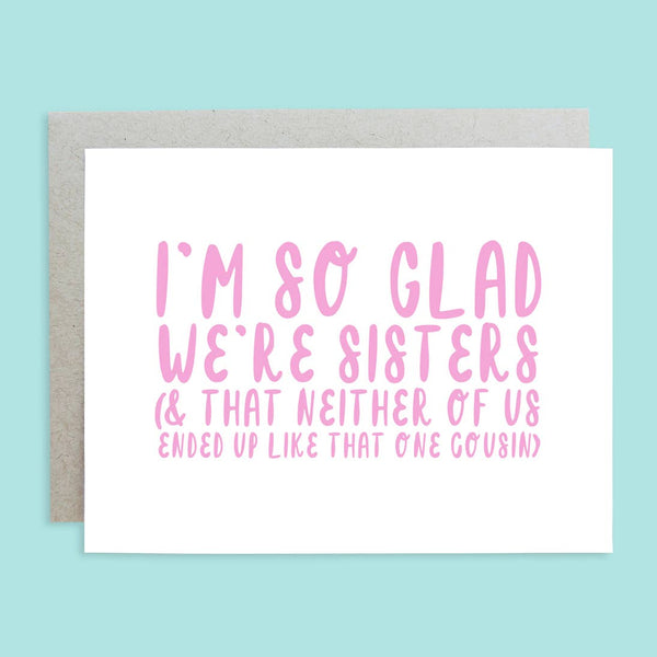 HOD* Sisters Handlettered Greeting Card -  - Cards - Feliz Modern