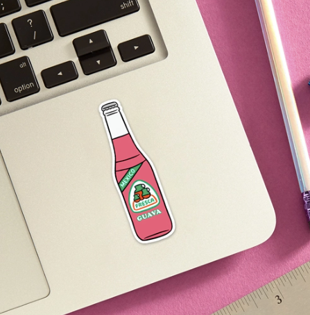 TFND Guava Bottle Sticker -  - Stickers - Feliz Modern