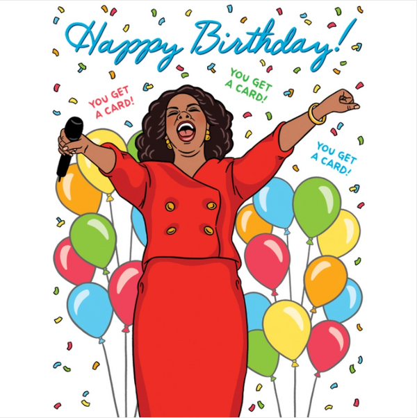 TFND Oprah Happy Birthday Card -  - Cards - Feliz Modern