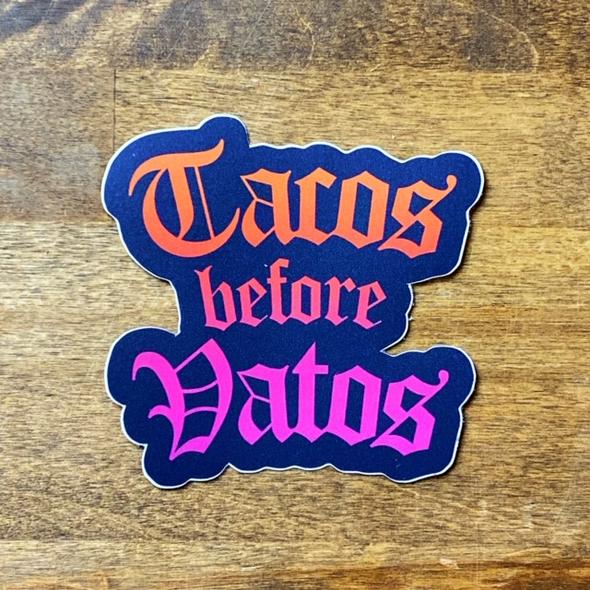 SEB Tacos Before Vatos Sticker -  - Stickers - Feliz Modern