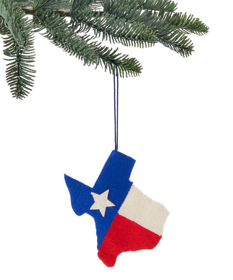 SROB Texas Flag Ornament -  - Christmas - Feliz Modern