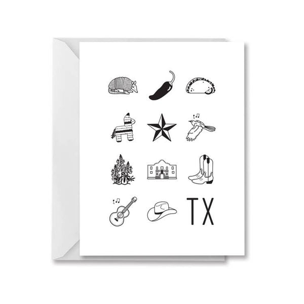 KRE* Texas Greeting Card -  - Cards - Feliz Modern