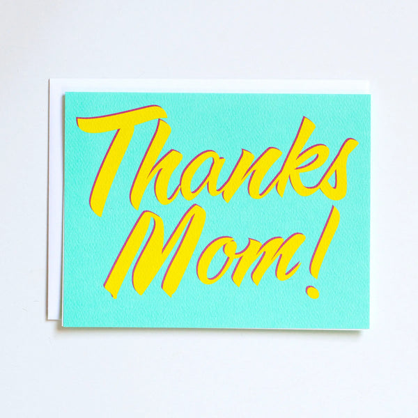 BQW* Thanks Mom! Card -  - Cards - Feliz Modern