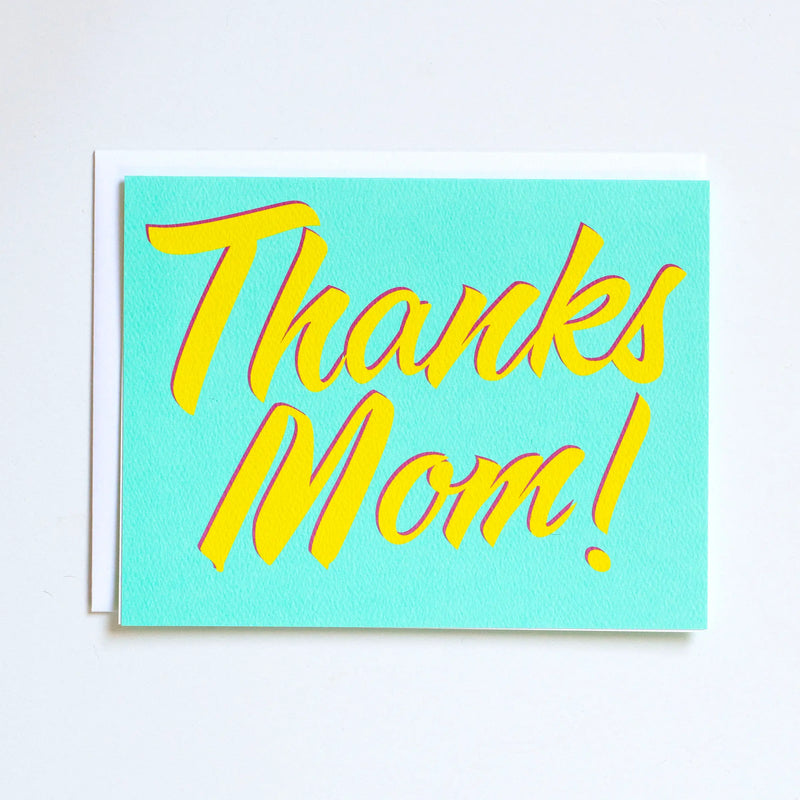 BQW* Thanks Mom! Card -  - Cards - Feliz Modern
