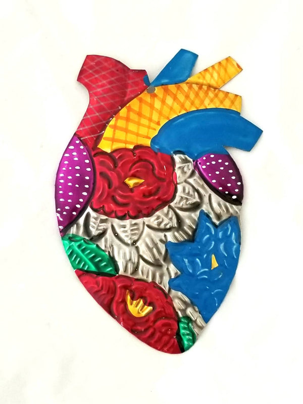 SEDS Tin Frida Inspired Heart -  - Christmas - Feliz Modern