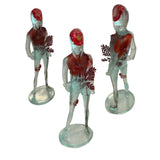 JNK Flower Power Pose Sculptures (3rd Edition) - Translucent Blue 7 - Art - Feliz Modern