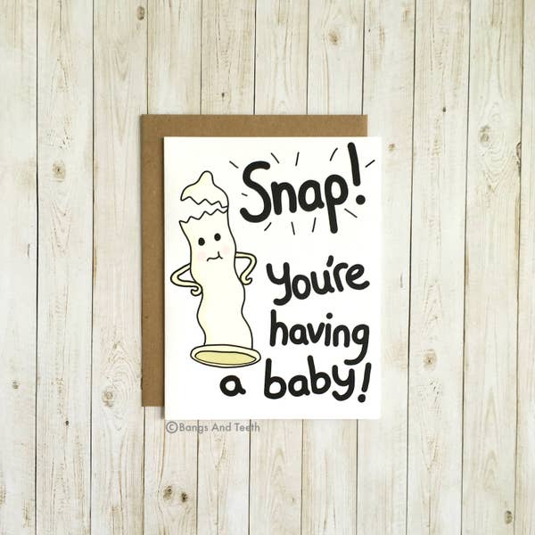 BAT* Snap Baby Card -  - Cards - Feliz Modern