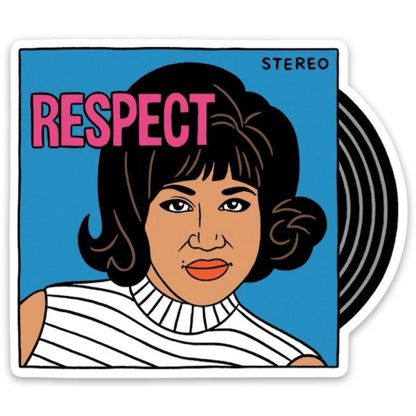 TFND* Aretha Respect Die Cut Sticker -  - Stickers - Feliz Modern