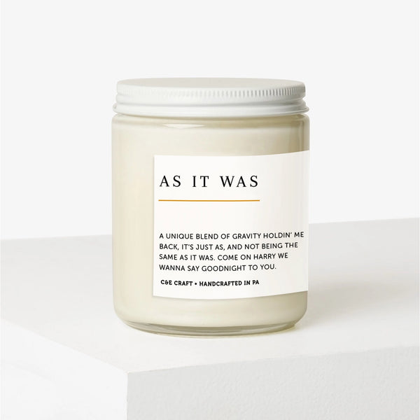 CEC "As It Was" Soy Wax Candle -  - Candles - Feliz Modern