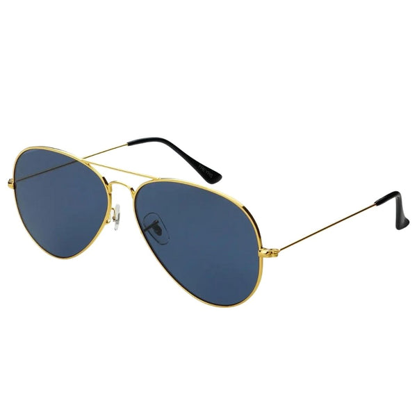 FYEY Gold Rim Aviator Blue Lens -  - Sunglasses - Feliz Modern