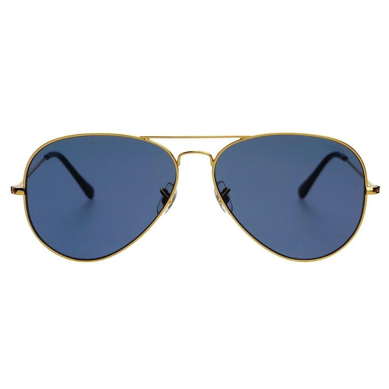 FYEY Gold RIm Aviator Blue Lens -  - Sunglasses - Feliz Modern