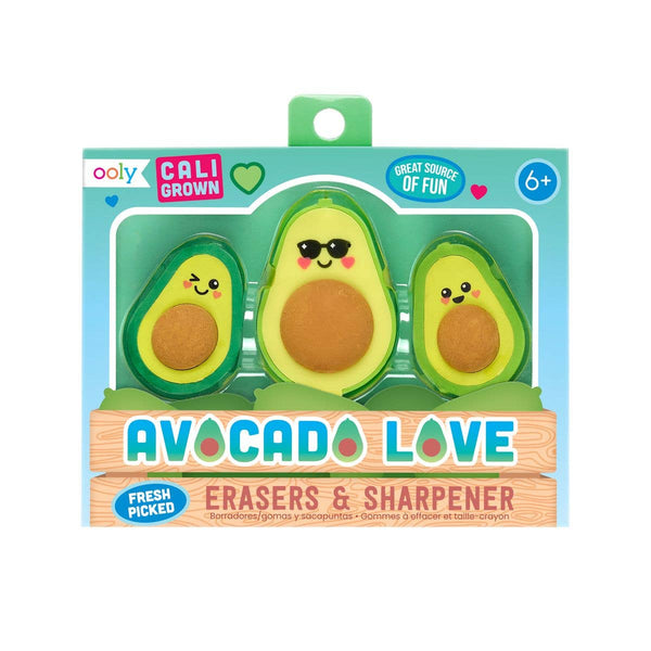 OLY Avocado Love Eraser & Sharpener -  - Office & Stationery - Feliz Modern