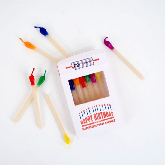OHED* Birthday Matchstick Candles - - Candles - Feliz Modern