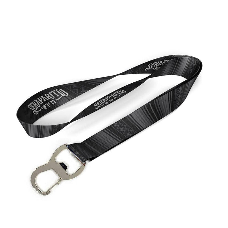 SSC Serape Lanyard Bottle Opener Keychain - Lanyard - Black - Keychains - Feliz Modern