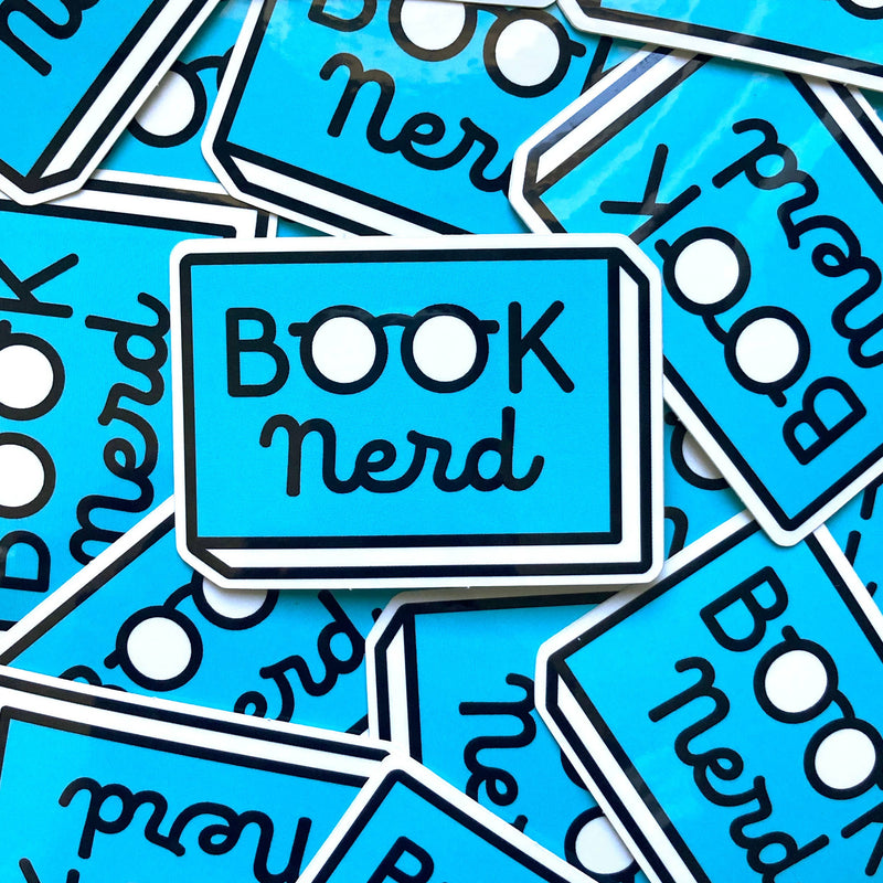 RAK Book Nerd Sticker -  - Stickers - Feliz Modern