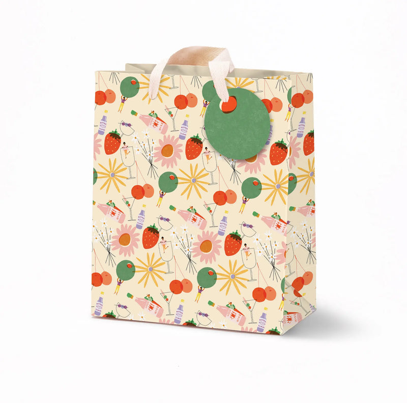 CAS Fruit, Flowers & Wine Medium Gift Bag -  - Gifting Supplies - Feliz Modern