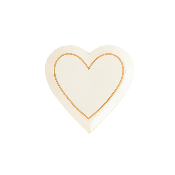 MMEY* Heart Plates -  - Party Supplies - Feliz Modern