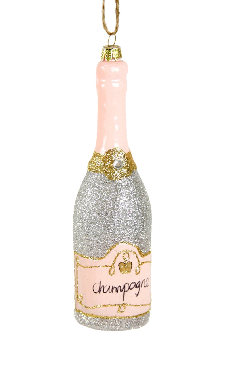 CFC Glittered Champagne Ornament -  - Christmas - Feliz Modern