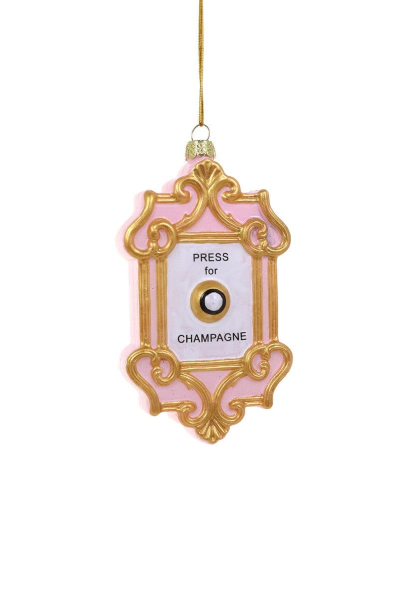 CFC Champagne Button Ornament -  - Christmas - Feliz Modern