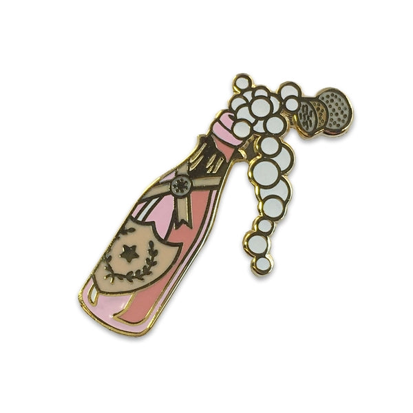 WFLW* Rose Champagne Pin -  - Pins & Patches - Feliz Modern