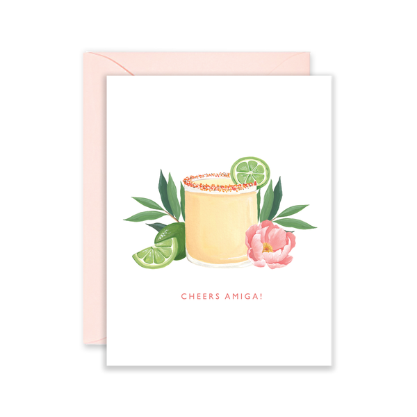 IMGC Cheers Amiga Margarita Card -  - Cards - Feliz Modern