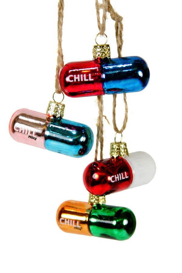 CFC* Chill Pill Ornaments -  - Christmas - Feliz Modern