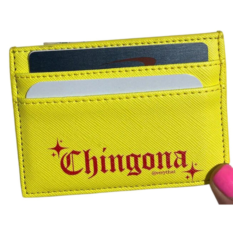 VT Chingona Cardholder - Yellow - Phone Accessories - Feliz Modern