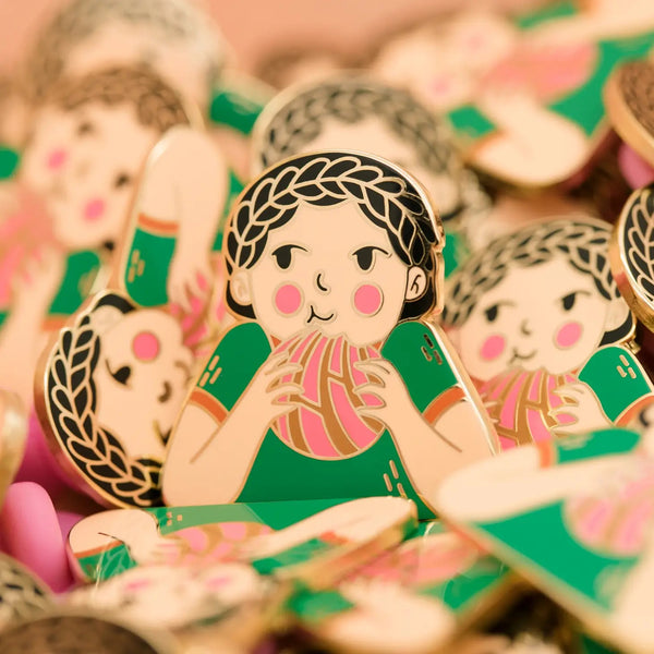 TDS Concha Girl Pin -  - Pins & Patches - Feliz Modern
