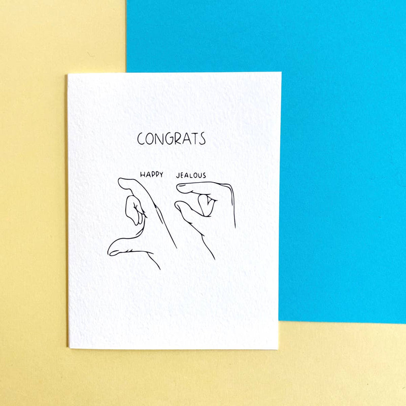 POPA* Jealous Congrats card -  - Cards - Feliz Modern