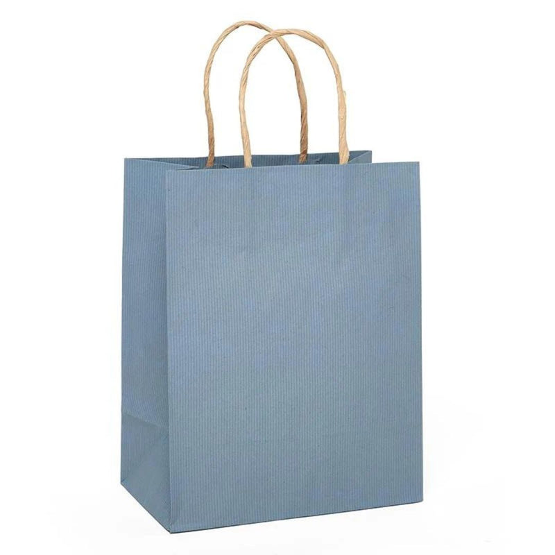 PMRT 8 x 10 Stripe Gift Bag - Country Blue - Gifting Supplies - Feliz Modern