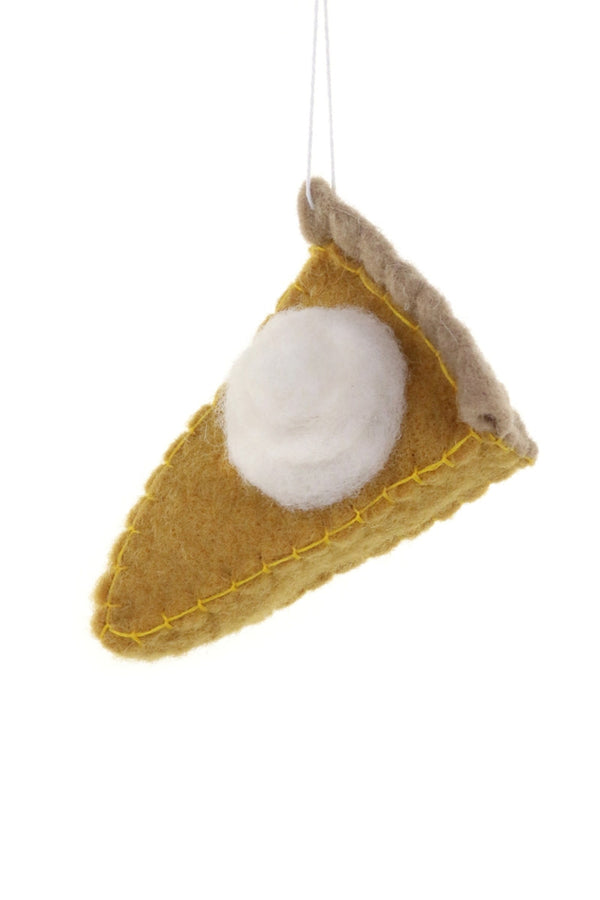 CFC Felted Pumpkin Pie Ornament -  - Christmas - Feliz Modern