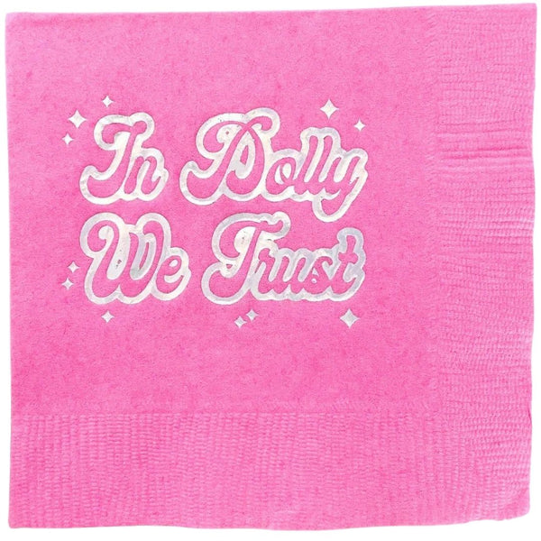 RKPS* In Dolly We Trust Napkins -  - Tea Towels & Napkins - Feliz Modern