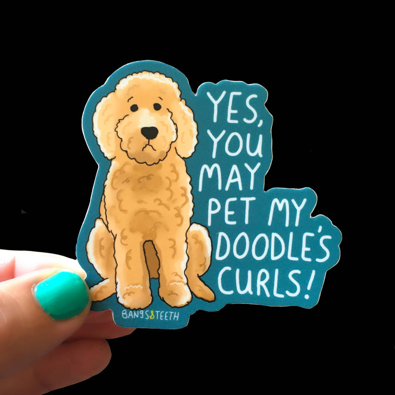 BAT Golden Doodle Sticker -  - Stickers - Feliz Modern
