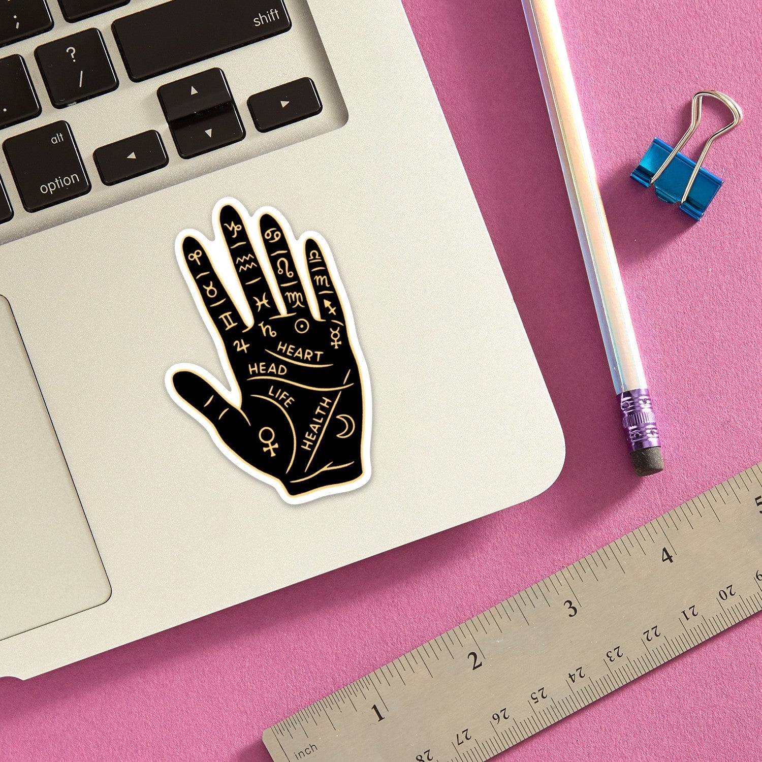 Read Hand Sticker TFND* Palm Reading Hand Sticker – Feliz Modern