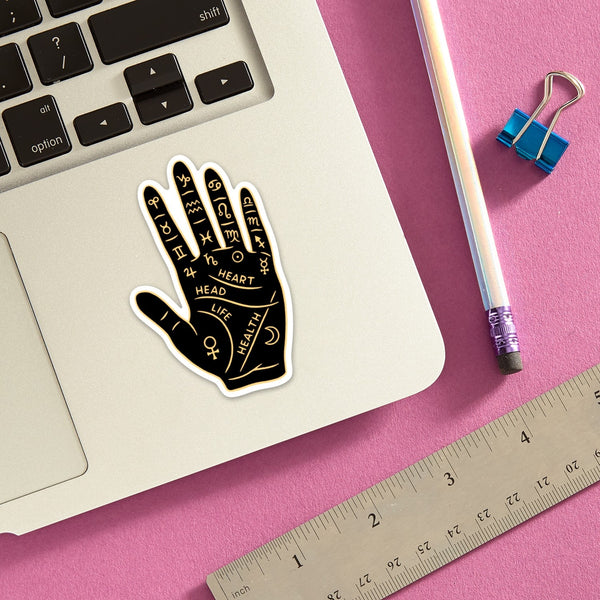 TFND* Palm Reading Hand Sticker -  - Stickers - Feliz Modern